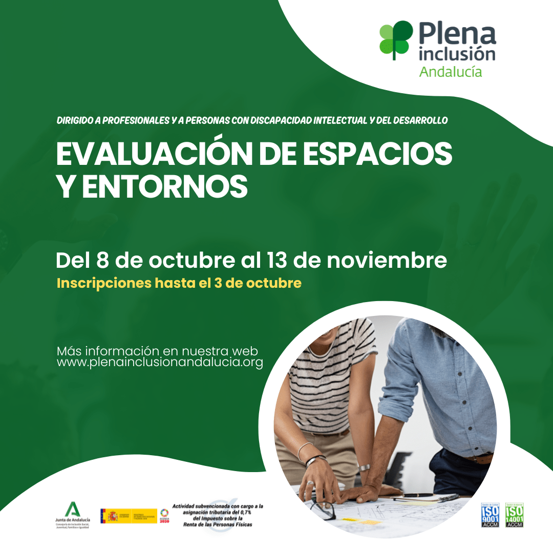 CURSO EVALUACIÓN ESPACIOS Y ENTORNOS