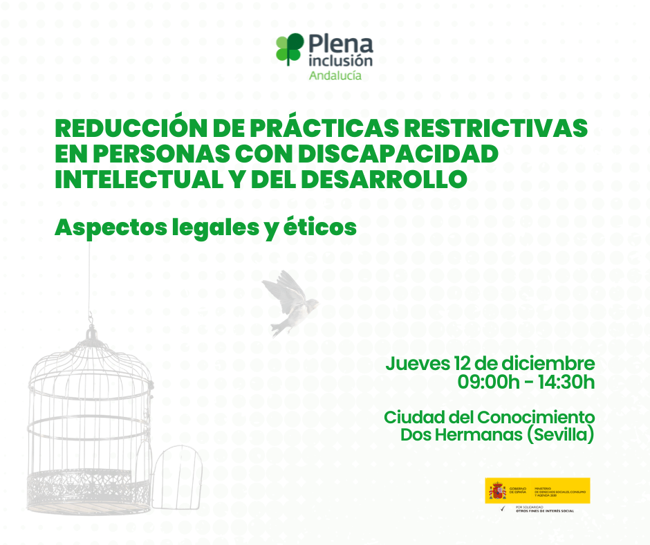 Ir a No te pierdas la jornada ‘Reducción de prácticas restrictivas en personas con discapacidad intelectual y del desarrollo: aspectos legales y éticos’ 