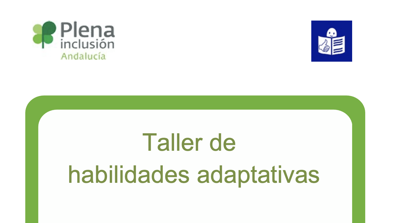 Portada del cuadernillo del Taller de Habilidades Adaptativas