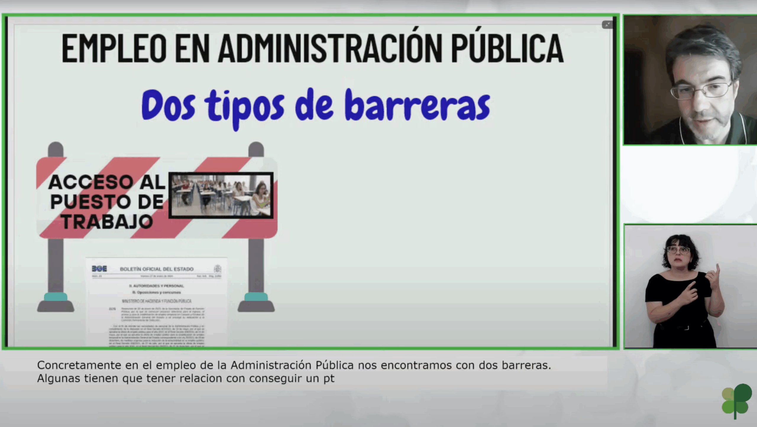 SEMINARIO BARRERAS EMPLEO