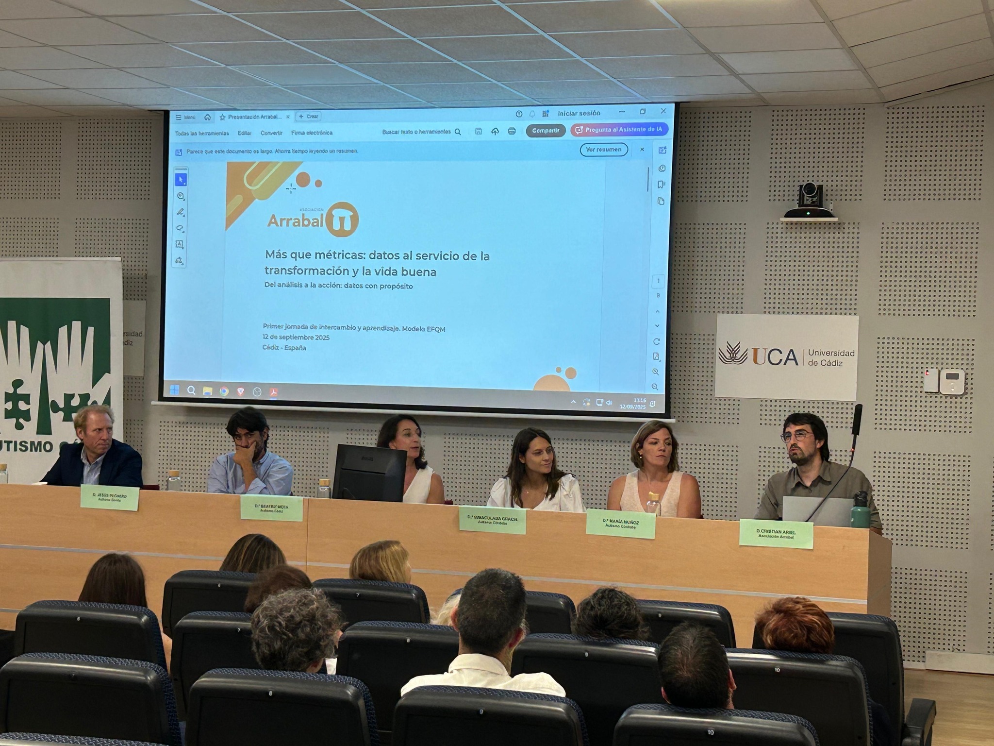 Ir a Plena Inclusión Andalucía participa en la primera jornada de intercambio y aprendizaje del modelo EFQM organizada por Autismo Cádiz