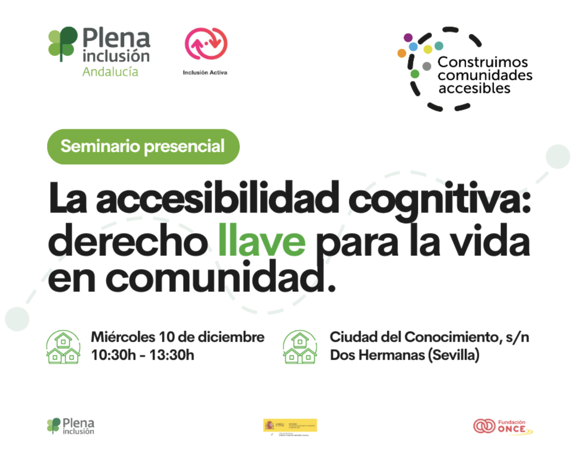Ir a Plena inclusión Andalucía organiza en Dos Hermanas un seminario sobre accesibilidad cognitiva como derecho clave para la vida en comunidad
