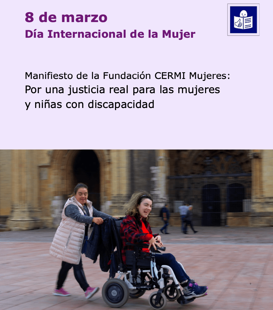 Ir a Manifiesto de la Fundación CERMI Mujeres con motivo del 8M