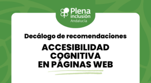 Ir a Accesibilidad cognitiva en páginas web – Décalogo de recomendaciones