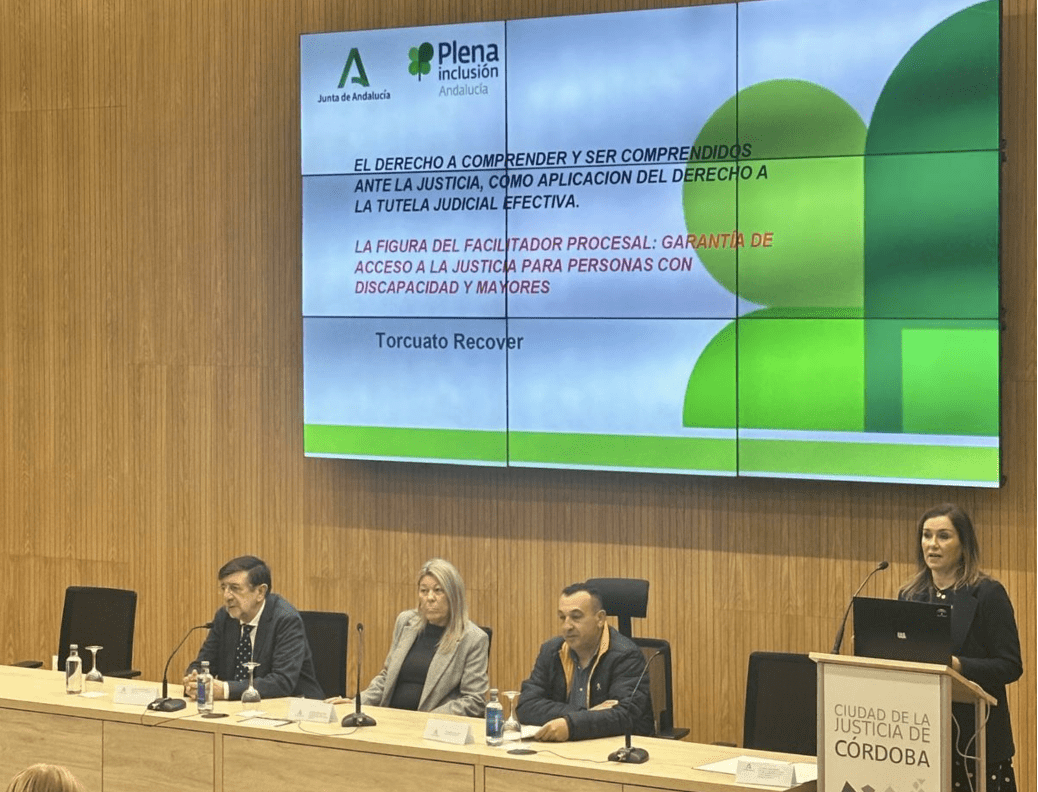 Ir a Plena Inclusión Andalucía participa en las jornadas “Experto facilitador. Por una Justicia más inclusiva”