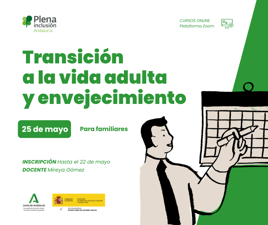 Ir a Últimos días para inscribirse a la formación online para familias sobre transición a la vida adulta y envejecimiento