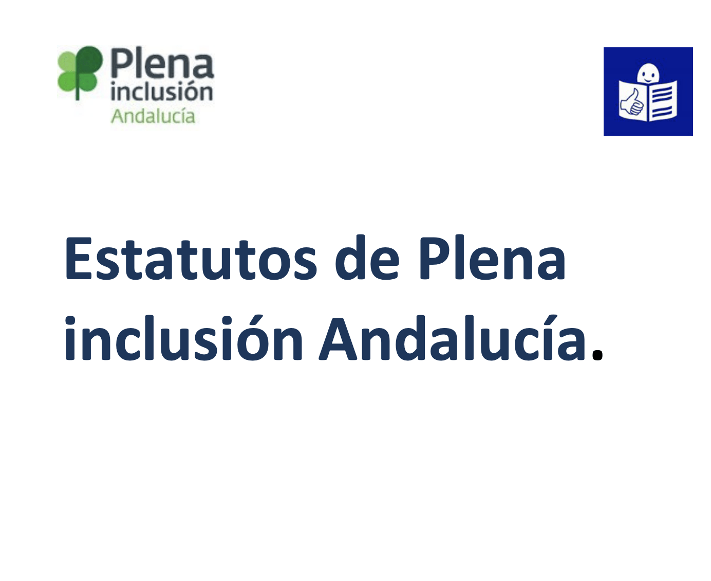 ESTATUTOS PLENA INCLUSIÓN ANDALUCÍA