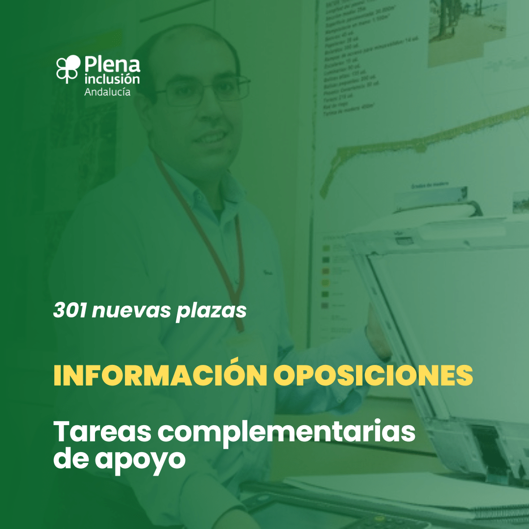 Ir a El Gobierno convoca 301 plazas de empleo público para personas con discapacidad intelectual