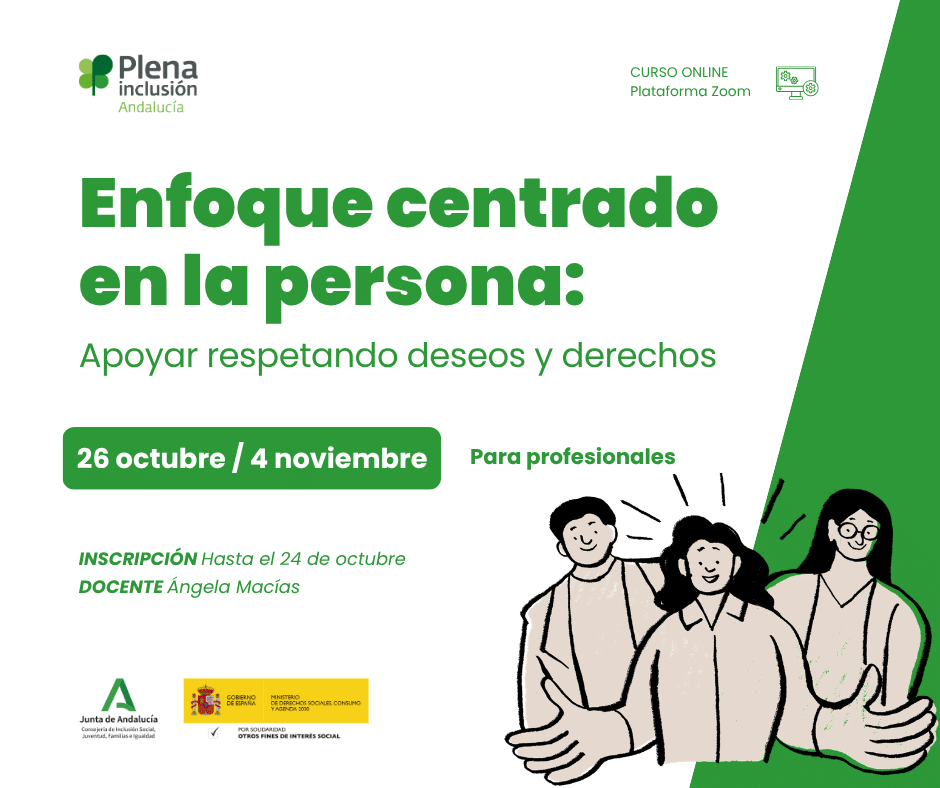 Ir a Plena inclusión Andalucía impulsa una nueva formación sobre el enfoque centrado en la persona
