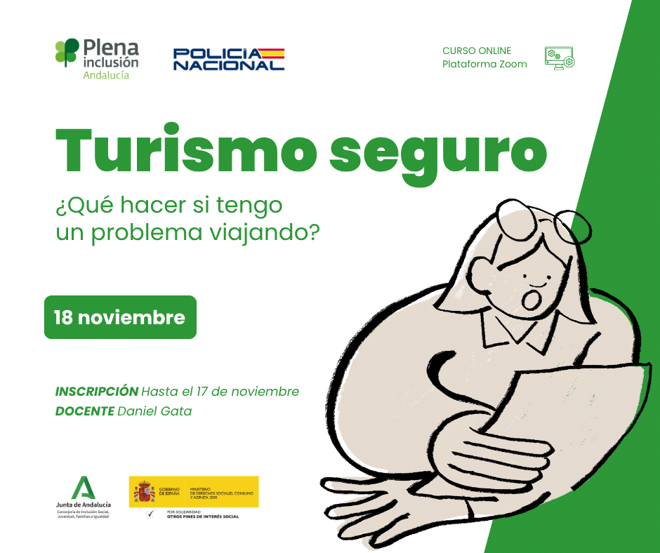 Ir a Plena inclusión Andalucía y la Policía Nacional ofrecen una formación para viajar de forma segura